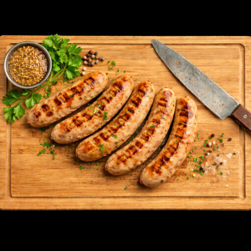 נקניקיות גורמה עוף (140 גרם ליחידה)